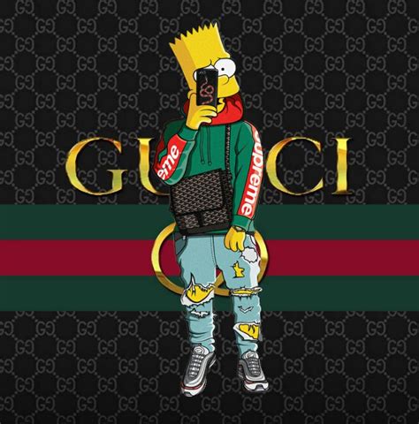 bart simpson wallpaper gucci.